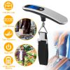 Portable Digital Luggage Scale 50kg/10g LCD Hanging Luggage Scale Electronic Digital Weight Scale for Travel Household
