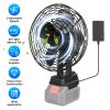 9.06In Portable Jobsite Fan Compatible with 21V Makita Battery Cordless Workshop Fan with 2 Speeds for Jobsite Garage Power Outages(Battery Not Includ