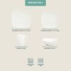 16 Pieces - White Square Porcelain Dinnerware Set - Service for 4