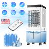Portable Air Cooler Fan 12L Evaporative Air Conditioner with 3-Speed Dual Water Tank Touch & Remote Control 4 Wheels 4 Ice Packs Oscillation 15H Timer