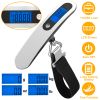 Portable Digital Luggage Scale 50kg/10g LCD Hanging Luggage Scale Electronic Digital Weight Scale for Travel Household